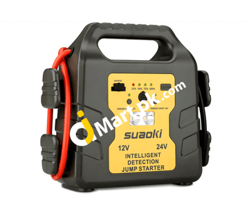 Suaoki G19 12V/24V 1000A 24000Mah Portable Car Jump Starter With Led Lights 5V/2.4A Phone Usb